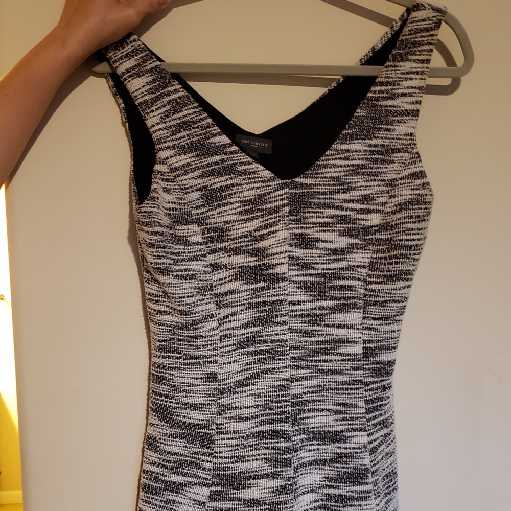 The Limited!  Black & White Dress